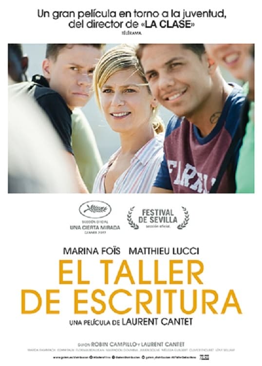 Poster for the movie "El taller de escritura"
