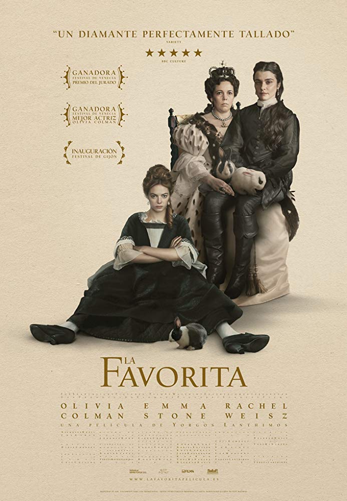 La Favorita (2018), de Yorgos Lanthimos