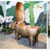 Eccentric Hippopotamus Bathroom Suite by François-Xavier Lalanne