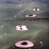 Christo and Jeanne-Claude, Surrounded Islands, 1980–83, Courtesy of Janus Films