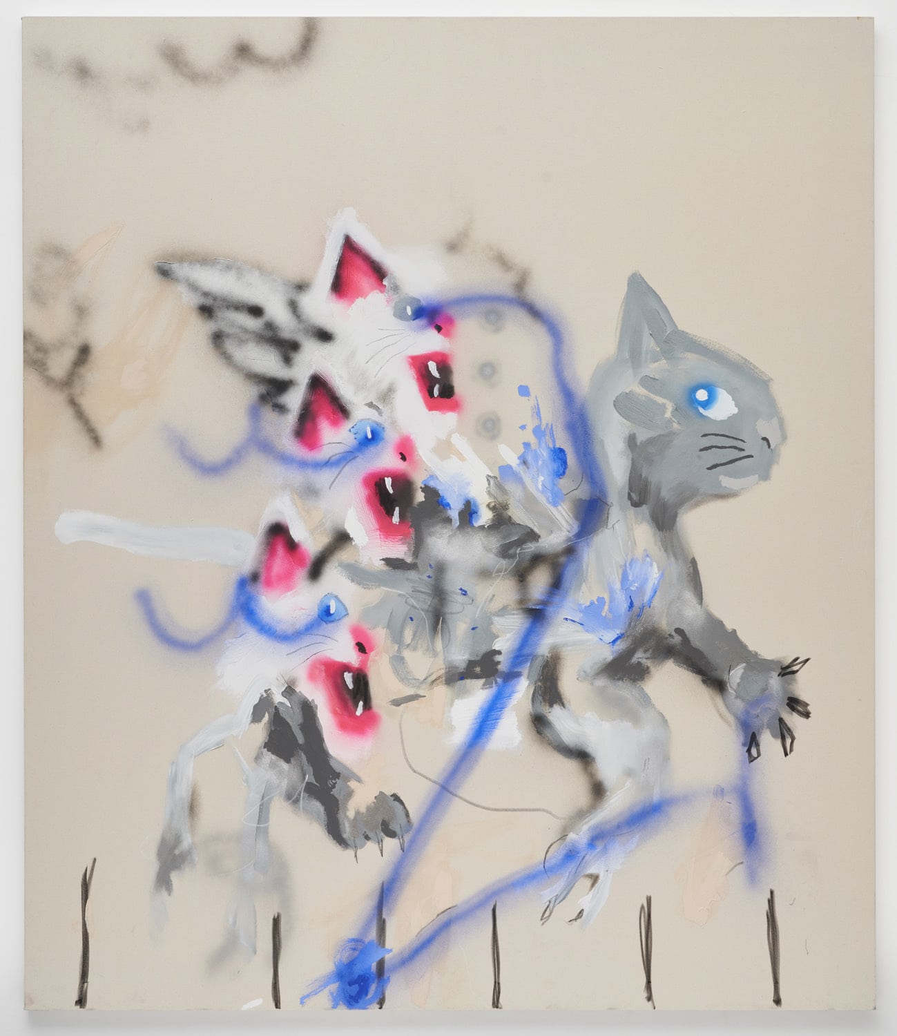Robert Nava, Water Heart Cat, 2020 © Robert Nava, courtesy Pace Gallery