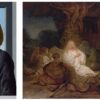 From Left to Right: Sandro Botticelli, Young Man Holding a Roundel, estimate in excess of $80 million; Rembrandt van Rijn, Abraham and the Angels, estimate $20/30 million
