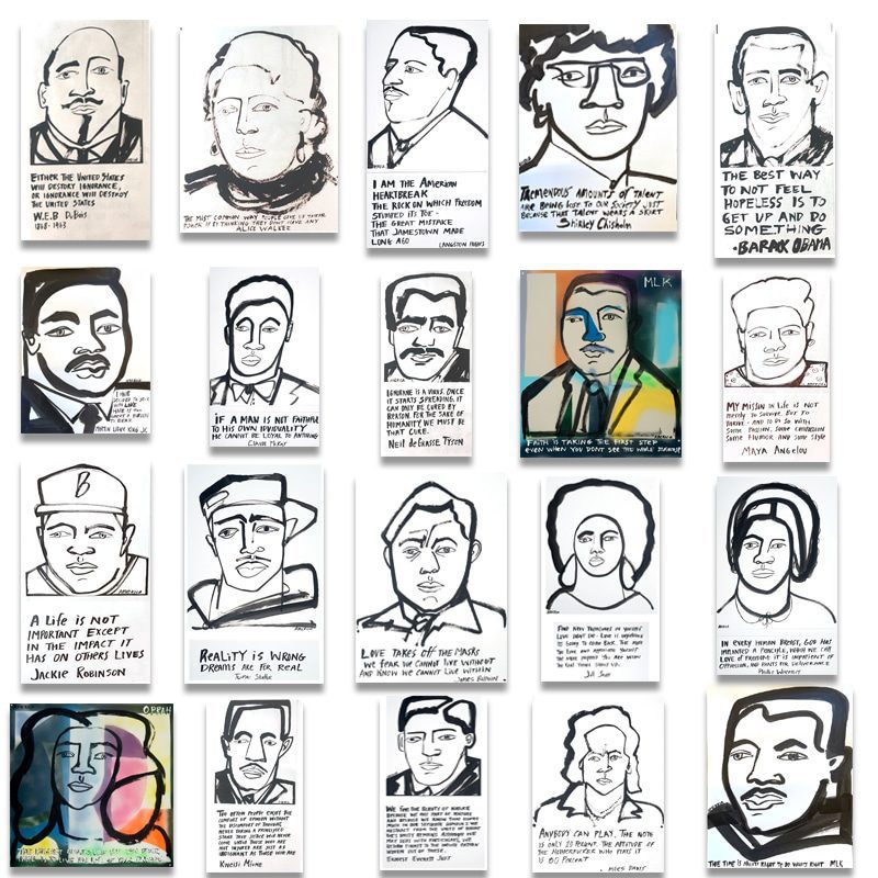 America Martin. I See Heroes Everywhere Grid. Available Individually