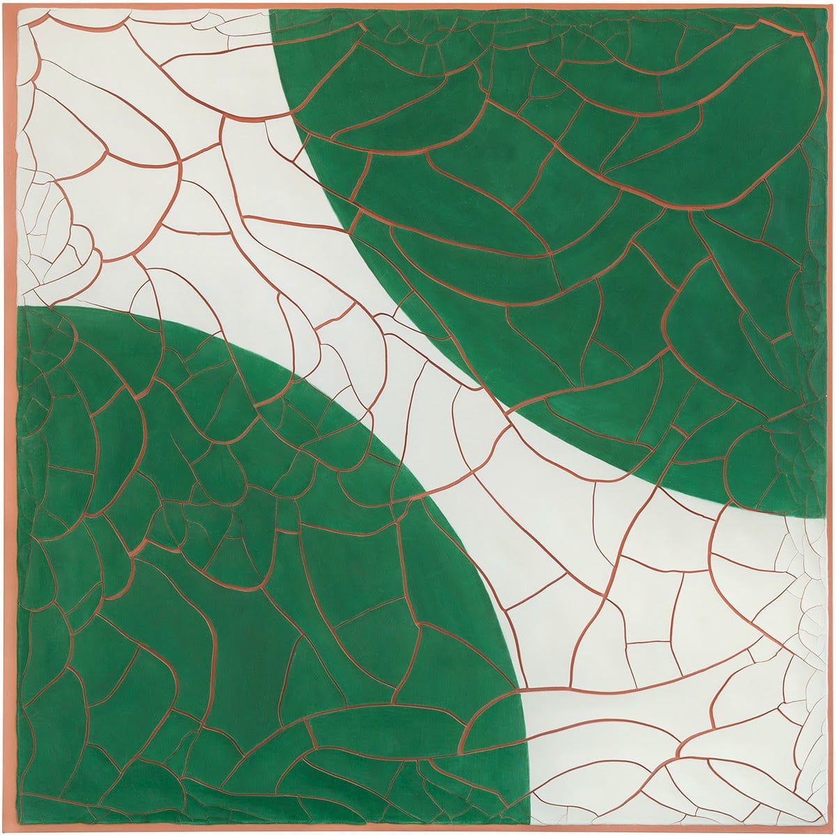 Adriana Varejão Green Disks, 2020 Oil and plaster on canvas 70 7/8 × 70 7/8 inches (180 × 180 cm) $400,000