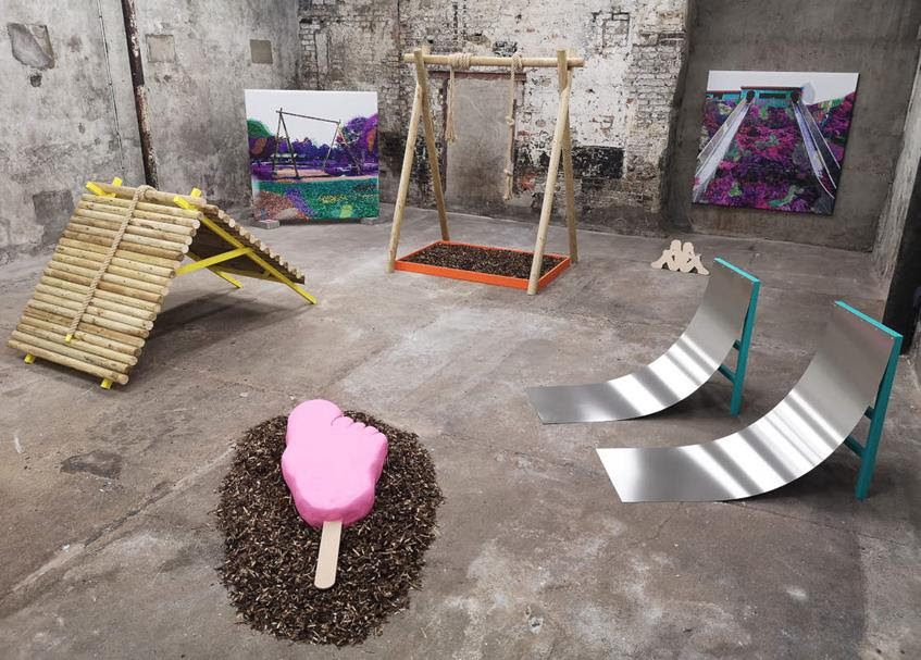 Michelle Malone, Summer Project 1997, Installation image, The Complex, Dublin, 2020. Courtesy the artist