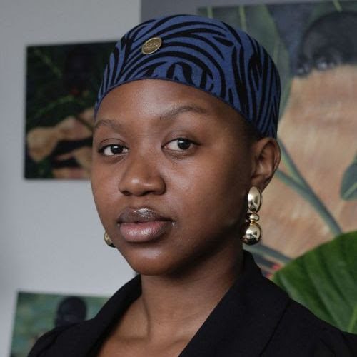 Zandile Tshabalala in her studio