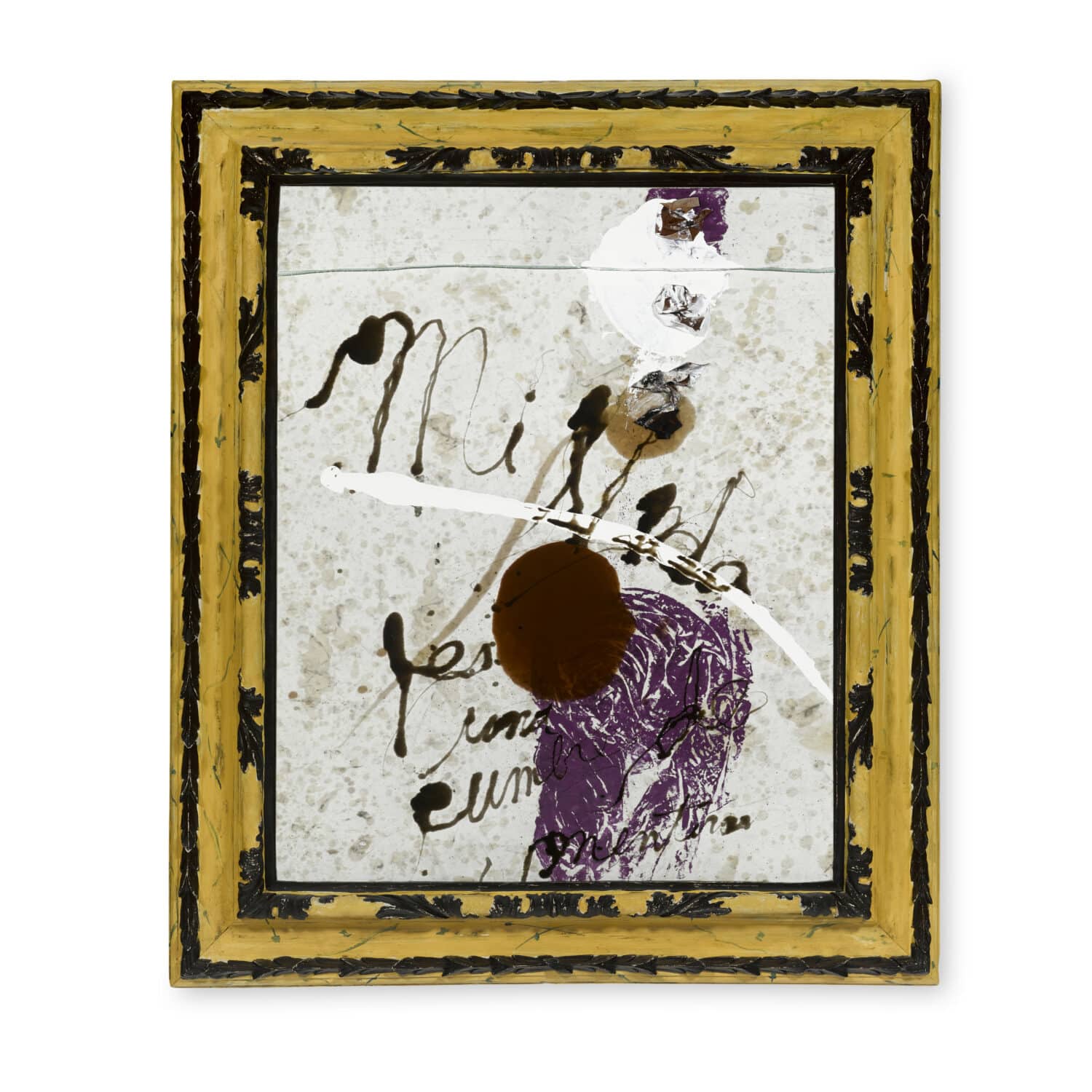 Julian Schnabel (b. 1951) Mi vida es una cumbre de mentiras, 1999 (estimate $70,000-100,000)