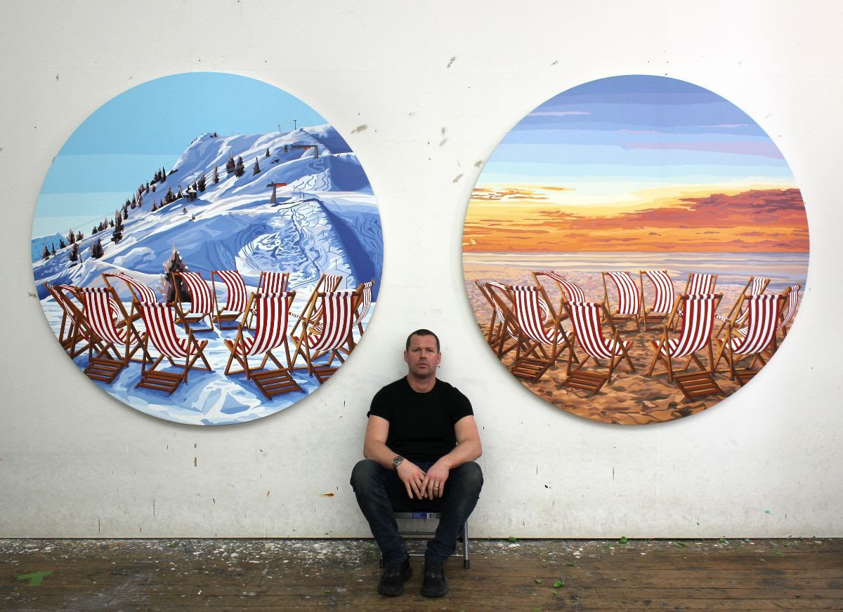 Will Martyr in his studio