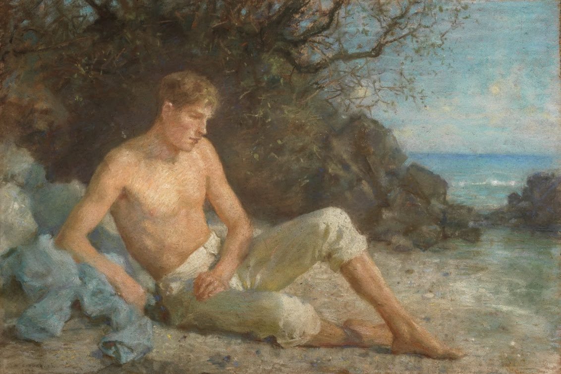 By the Water’s Edge by Henry Scott Tuke. Estimate: £6,000-9,000.