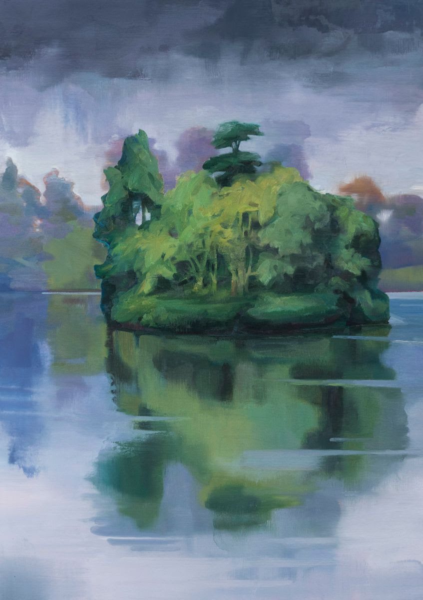 Mirage, 2021, oil on canvas, 140 x 100 cm. © Tai Shan Schierenberg, Courtesy of Flowers Gallery