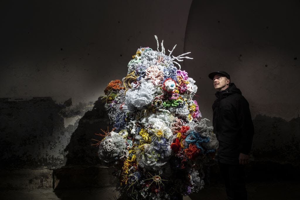 Margaret & Christine Wertheim and the Institute For Figuring: Helsinki Satellite Reef, 2021 ©Maija Toivanen/HAM/Helsinki Biennial2021