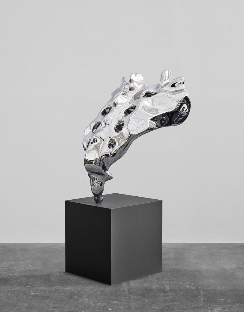 Elmgreen & Dragset, Tailbone (Stainless Steel), 2021 © Elmgreen & Dragset, courtesy Pace Gallery