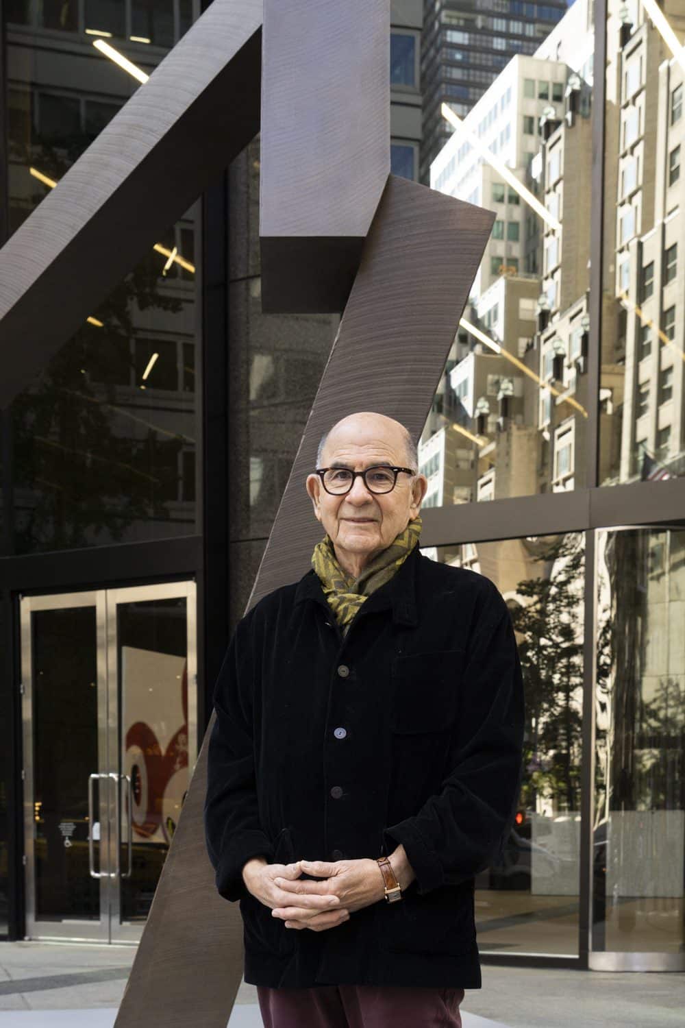 Joel Shapiro with untitled (1996-1999), photography by Christopher Burke Studios