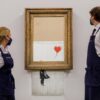 Banksy’s Love is in the Bin, 2018 (Estimate £4-6 million)