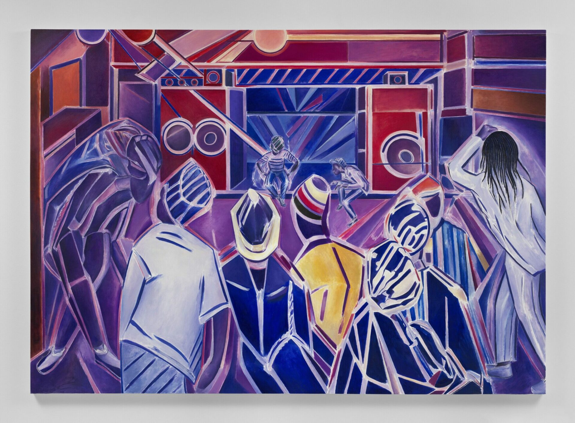 Denzil Forrester, 'Moonshine', 2020. Oil on canvas, 214 x 305cm (84 1/4 x 120 1/8in). Copyright Denzil Forrester. Courtesy the artist and Stephen Friedman Gallery, London. Photo by Todd-White Art Photography.