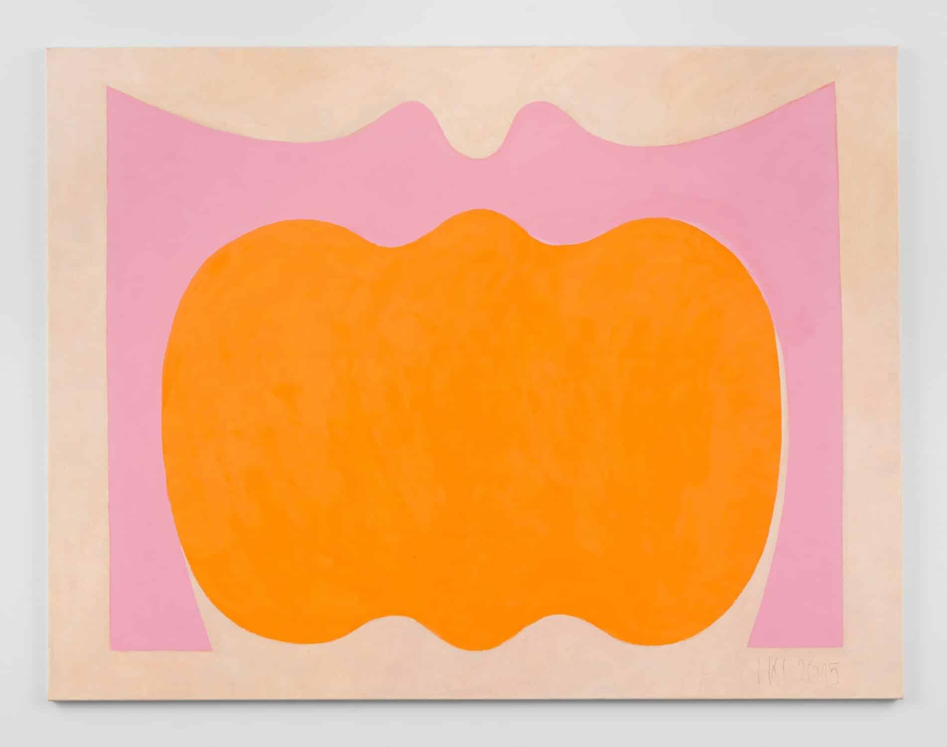 Ilona Keserü, 'Our 39th Year with Vida', 2015. Oil on canvas, 130 x 170cm (51 1/8 x 66 7/8in). Copyright Ilona Keserü. Courtesy the artist and Stephen Friedman Gallery, London. Photo by Mark Blower.