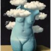 René Magritte (1898 – 1967), Torse nu dans les nuages . Oil on canvas, signed ‘Magritte’ (lower left), 28 1?2 x 24 in (71.4 x 61 cm). Painted circa 1937. Sold for $9,978,312