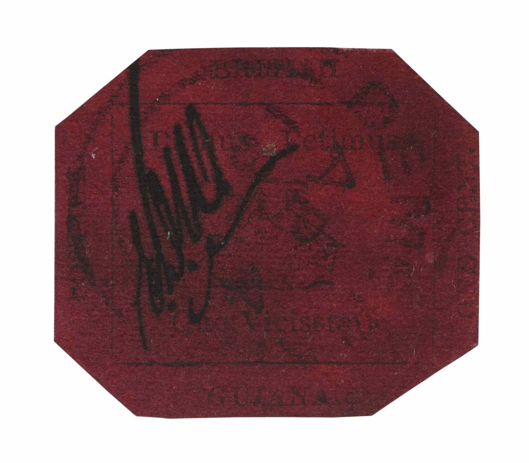 British Guiana One-Cent Magenta Stamp
