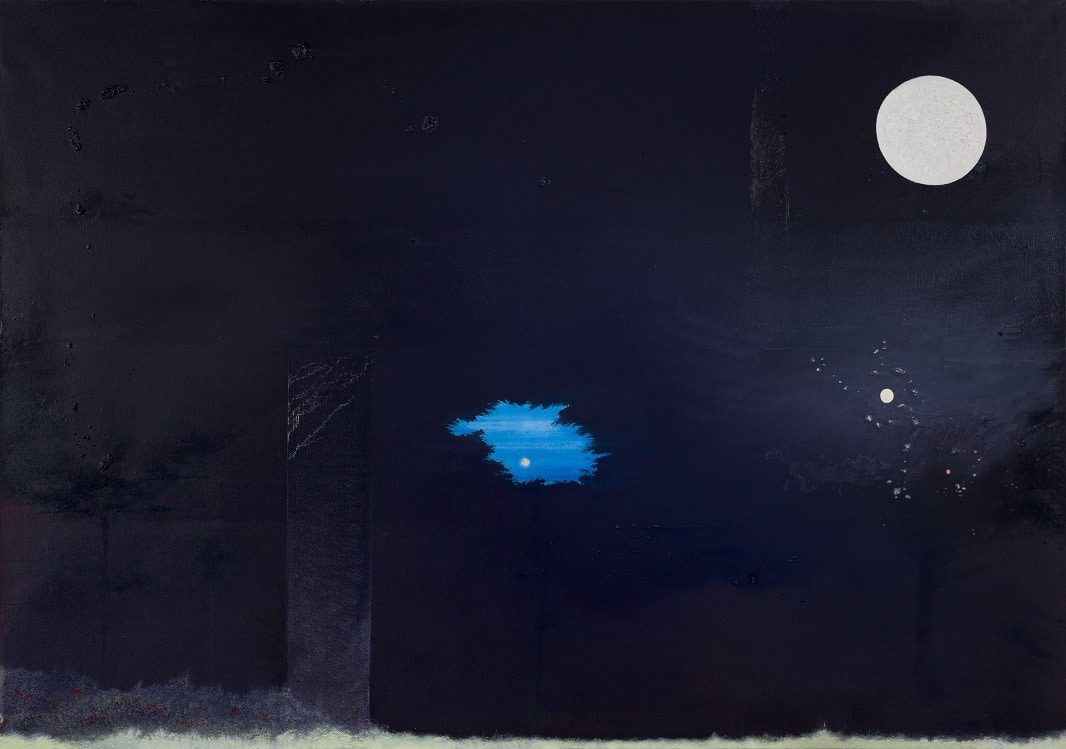 Flyover, Jock McFadyen RA, 2020, oil on canvas, 162 x 232 cm © Jock McFadyen RA