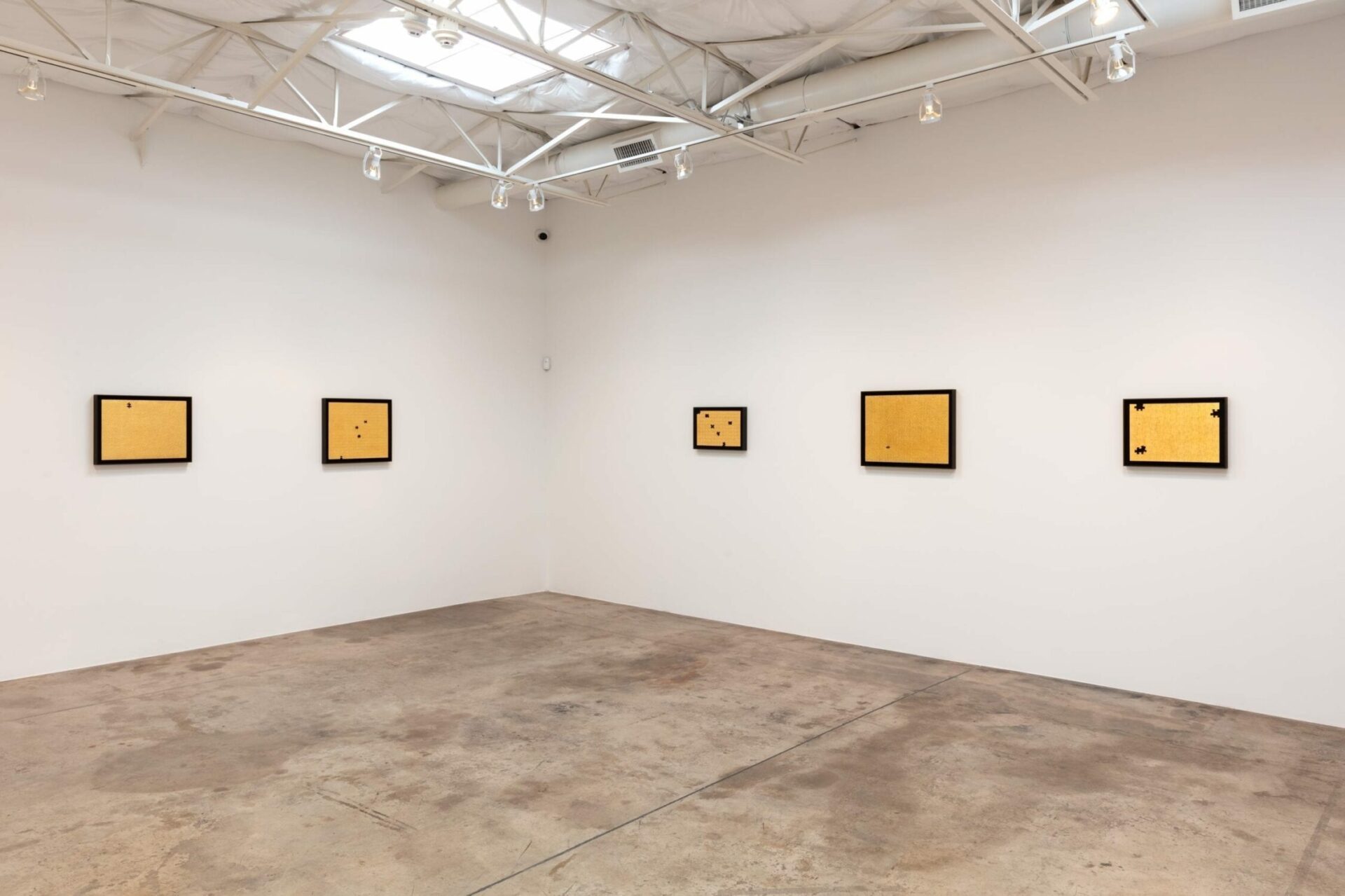 Gabriel Dawe, Installation view, Found, 2020, Talley Dunn Gallery, image courtesy of the artist and Talley Dunn Gallery