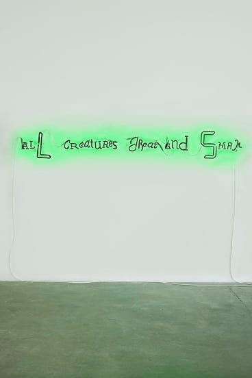 Kiki Smith, All Creatures Great and Small, 1997, copyright Kiki Smith