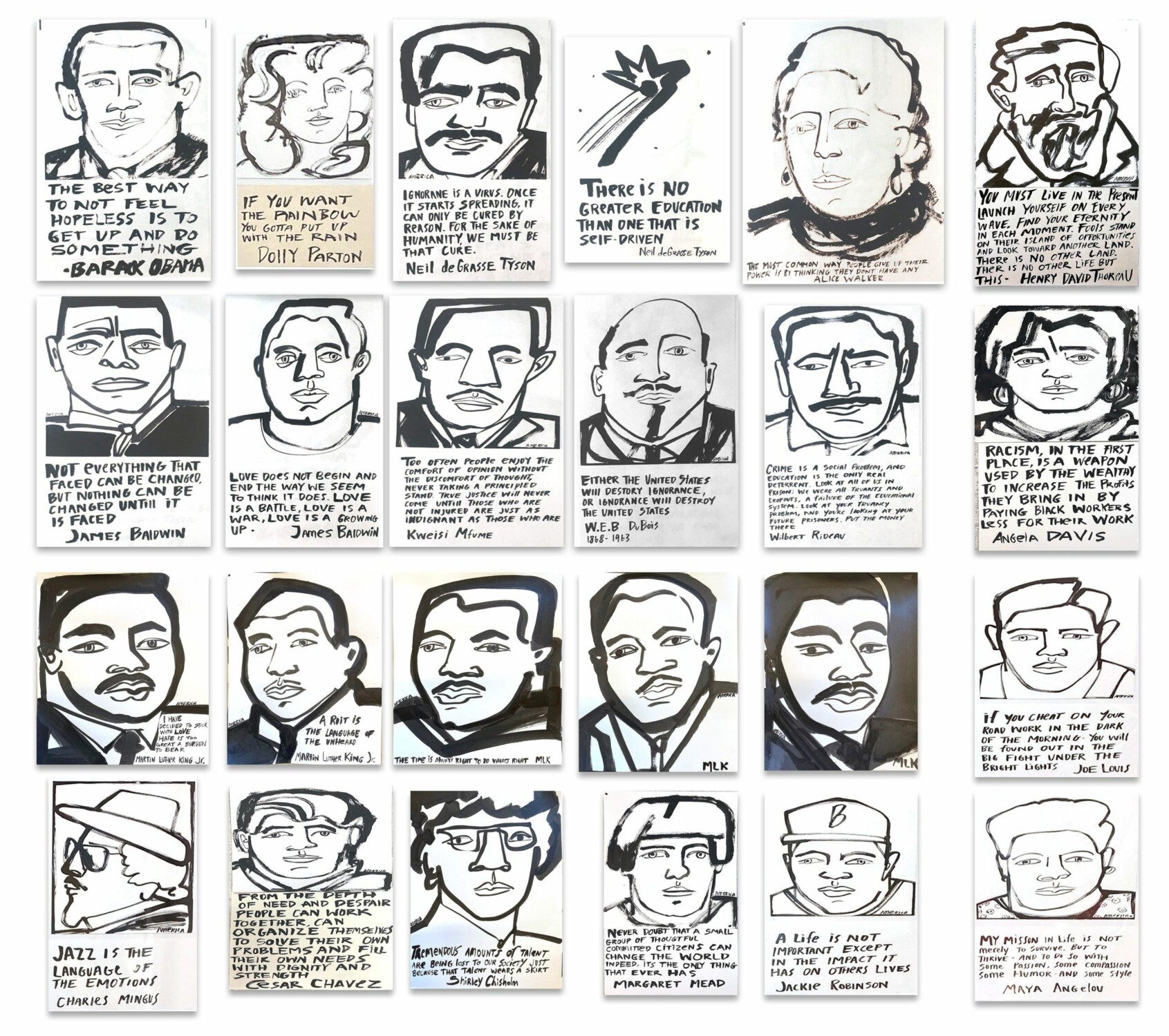 America Martin. I See Heroes Everywhere Grid. Available Individually