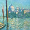 CLAUDE MONET’S LE GRAND CANAL ET SANTA MARIA DELLA SALUTE. Image Courtesy of Sotheby's
