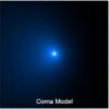This sequence shows how the nucleus of Comet C/2014 UN271 (Bernardinelli-Bernstein) was isolated from a vast shell of dust and gas surrounding the solid icy nucleus. On the left is a photo of the comet taken by the NASA Hubble Space Telescope's Wide Field Camera 3 on January 8, 2022. A model of the coma (middle panel) was obtained by means of fitting the surface brightness profile assembled from the observed image on the left. This allowed for the coma to be subtracted, unveiling the point-like glow from the nucleus. Combined with radio telescope data, astronomers arrived at a precise measurement of the nucleus size. That's no small feat from something about 2 billion miles away. Though the nucleus is estimated to be as large as 85 miles across, it is so far away it cannot be resolved by Hubble. Its size is derived from its reflectivity as measured by Hubble. The nucleus is estimated to be as black as charcoal. The nucleus area is gleaned from radio observations. Credits: NASA, ESA, Man-To Hui (Macau University of Science and Technology), David Jewitt (UCLA); Image processing: Alyssa Pagan (STScI)