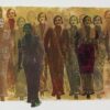 Nancy Spero Marlene, 2002 Handprinted collage on paper 21 x 72.25 inches (53.3 x 183.5 cm) © The Nancy Spero and Leon Golub Foundation for the Arts Licensed by VAGA at Artists Rights Society (ARS), NY Courtesy Galerie Lelong & Co.