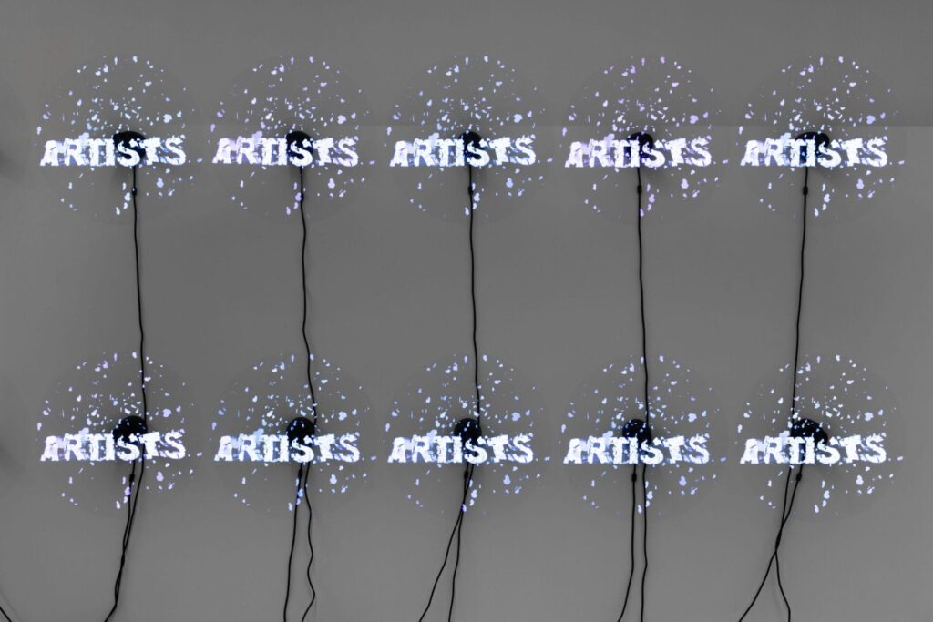 Jordan Wolfson ARTISTS FRIENDS RACISTS, 2019–2020 Presented by David Zwirner and Sadie Coles HQ