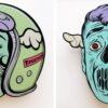 D*Face. “Undead Head No.3” and “Undead Head No.1”
