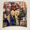 GREG MILLER Westerner Acrylic + Collage on 1949 Pontiac Car Hood 54 x 53 inches