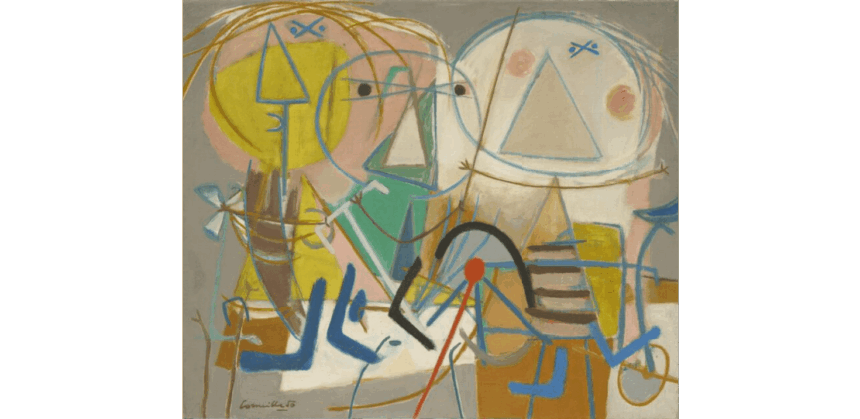 Corneille L’Orchestre de Jazz Be Bop » (Hommage à Charlie Parker) Oil on canvas. 50×70 cm sold for €532,401