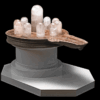 A rare monumental marble and rock crystal lingam shrine India, 19th/ 20th Century (12) Estimate: £120,000 - 160,000.