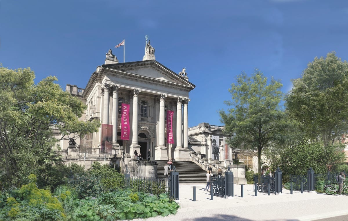 Designs for the Tate Britain Clore Garden. Image courtesy of Tom Stuart-Smith Studio