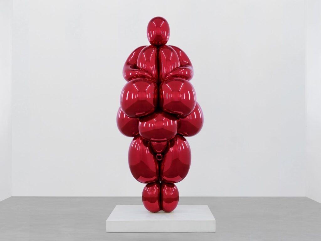 Jeff Koons, Balloon Venus Lespugue (Red), 2013–2019. © Jeff Koons 